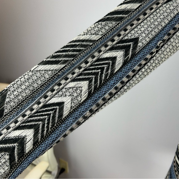 Nic+Zoe Multicoloured Striped Open Cardigan Long Sleeve with Fringe Size Large - Picture 5 of 9